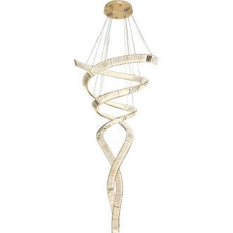 Каскадная люстра Stilfort Vintage 4020/03/22P, LED 300 Вт, золотой/прозрачный