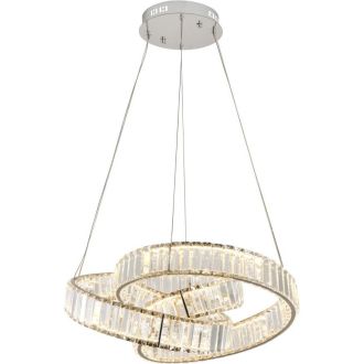 Подвесная люстра Stilfort Vintage 4020/09/06P, LED 80 Вт, хром/прозрачный