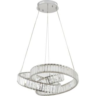 Подвесная люстра Stilfort Vintage 4020/09/06P, LED 80 Вт, хром/прозрачный