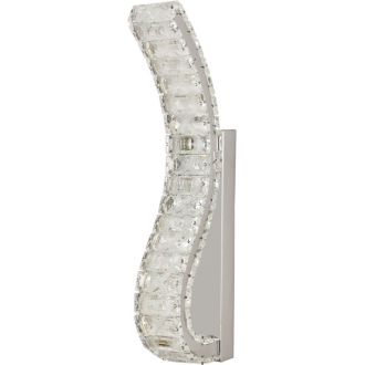Бра Stilfort Spayd 4021/09/01W, LED 18 Вт, хром/прозрачный, арт-деко стиль