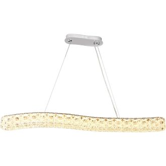 Подвесная люстра Stilfort Spayd 4021/09/12PL, LED 80 Вт, хром/прозрачный