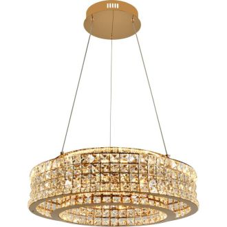 Подвесная люстра Stilfort Karnelli 4024/03/06P, LED 80 Вт, золотой/прозрачный