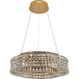 Подвесная люстра Stilfort Karnelli 4024/03/06P, LED 80 Вт, золотой/прозрачный