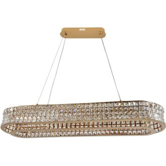 Подвесная люстра Stilfort Karnelli 4024/03/12PL, LED 150 Вт, золотой/прозрачный