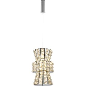 Подвесной светильник Stilfort Karnelli 4024/09/01P, LED 30 Вт, хром/прозрачный