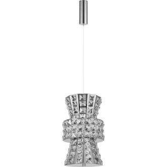 Подвесной светильник Stilfort Karnelli 4024/09/01P, LED 30 Вт, хром/прозрачный