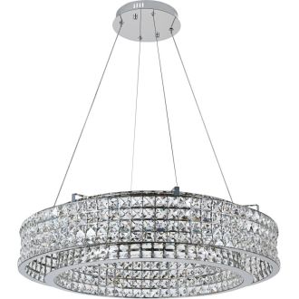 Подвесная люстра Stilfort Karnelli 4024/09/08P, LED 100 Вт, хром/прозрачный