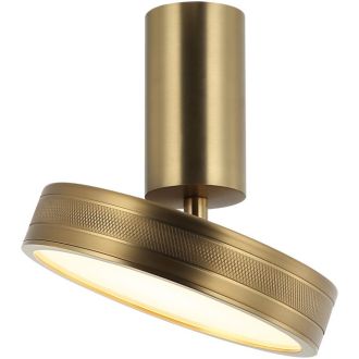 Накладной светильник Stilfort Tendas 4025/05/01CW, LED 18 Вт, бронзовый/белый