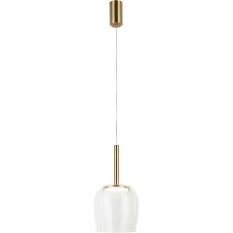 Подвесной светильник Stilfort Luxori 4026/05/01P, LED 18 Вт, бронзовый/прозрачный