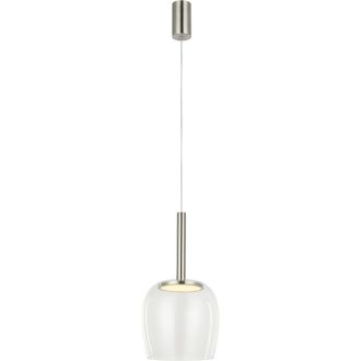 Подвесной светильник Stilfort Luxori 4026/11/01P, LED 18 Вт, никель/прозрачный