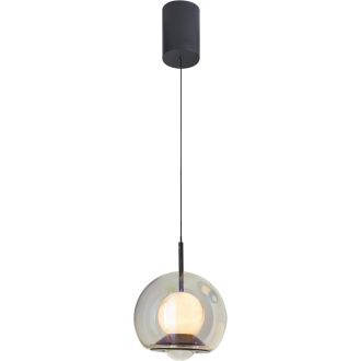 Подвесной светильник Stilfort Geolight 4031/00/01P, LED 10 Вт, черный/прозрачный