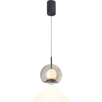 Подвесной светильник Stilfort Geolight 4031/00/01P, LED 10 Вт, черный/прозрачный