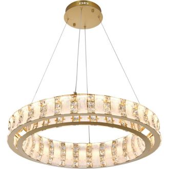 Подвесная люстра Stilfort Magnelli 4037/03/08P, LED 100 Вт, золотой/прозрачный