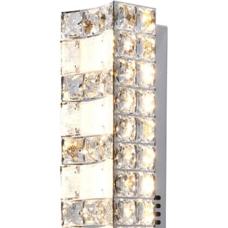 Бра Stilfort Magnelli 4037/09/01W, LED 25 Вт, хром/прозрачный