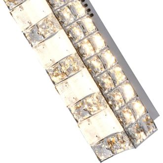 Бра Stilfort Magnelli 4037/09/01W, LED 25 Вт, хром/прозрачный