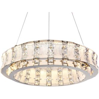 Подвесная люстра Stilfort Magnelli 4037/09/06P, LED 80 Вт, хром/прозрачный