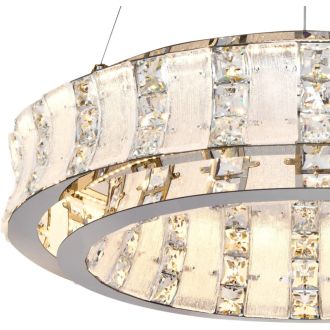 Подвесная люстра Stilfort Magnelli 4037/09/06P, LED 80 Вт, хром/прозрачный