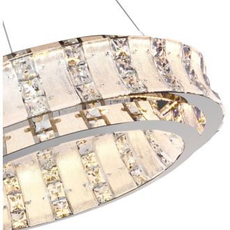 Подвесная люстра Stilfort Magnelli 4037/09/06P, LED 80 Вт, хром/прозрачный