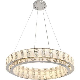 Подвесная люстра Stilfort Magnelli 4037/09/08P, LED 100 Вт, хром/прозрачный
