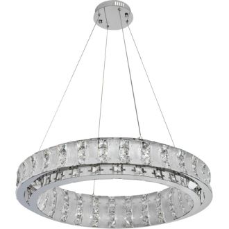 Подвесная люстра Stilfort Magnelli 4037/09/08P, LED 100 Вт, хром/прозрачный