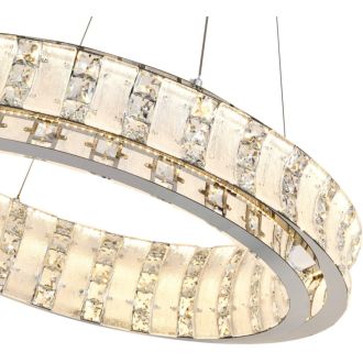 Подвесная люстра Stilfort Magnelli 4037/09/08P, LED 100 Вт, хром/прозрачный