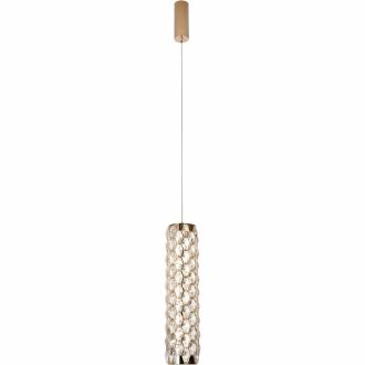 Подвесной светильник Stilfort Rhombus 4040/03/01P, LED 25 Вт, золото матовое/прозрачный