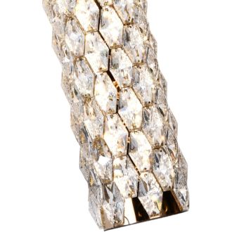 Подвесной светильник Stilfort Rhombus 4040/03/01P, LED 25 Вт, золото матовое/прозрачный