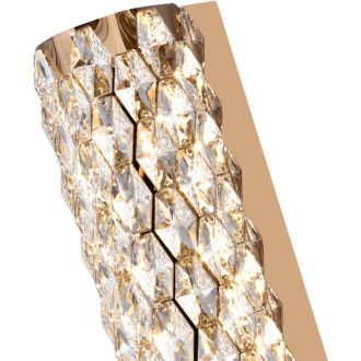 Бра Stilfort Rhombus 4040/03/01W, LED 20 Вт, золотой/прозрачный