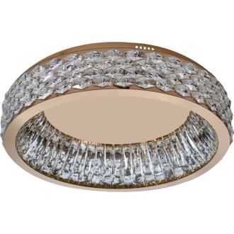 Накладной светильник Stilfort Rhombus 4040/03/06C, LED 70 Вт, золото матовое/прозрачный