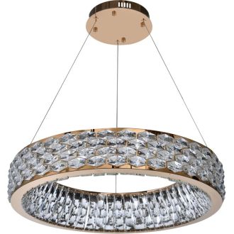 Подвесная люстра Stilfort Rhombus 4040/03/06P, LED 70 Вт, золотой/прозрачный