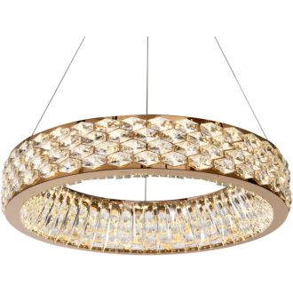 Подвесная люстра Stilfort Rhombus 4040/03/06P, LED 70 Вт, золотой/прозрачный