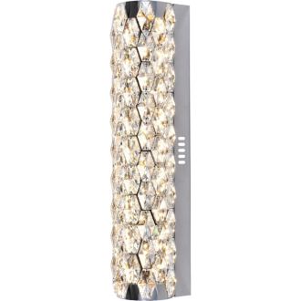 Бра Stilfort Rhombus 4040/09/01W, LED 20 Вт, хром/прозрачный