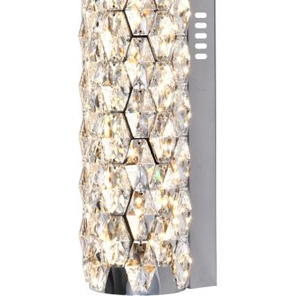 Бра Stilfort Rhombus 4040/09/01W, LED 20 Вт, хром/прозрачный