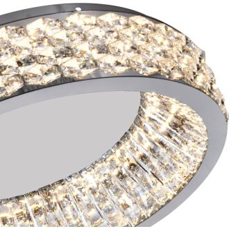 Накладной светильник Stilfort Rhombus 4040/09/06C, LED 70 Вт, серый/прозрачный