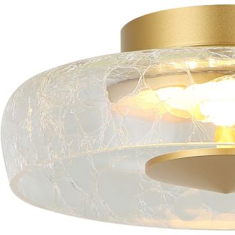 Накладной светильник Stilfort Taplett 4046/00/01C, LED 15 Вт, золото матовое/прозрачный