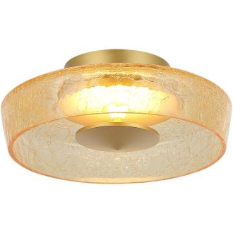 Накладной светильник Stilfort Taplett 4046/05/01C, LED 15 Вт, золото матовое/оранжевый
