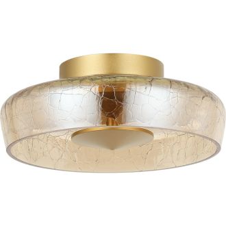 Накладной светильник Stilfort Taplett 4046/05/01C, LED 15 Вт, золото матовое/оранжевый