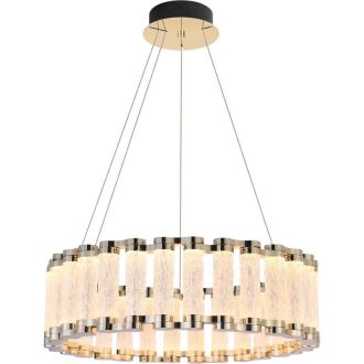 Подвесная люстра Stilfort Gallery Ice 4049/03/06P, LED 120 Вт, золотой/прозрачный