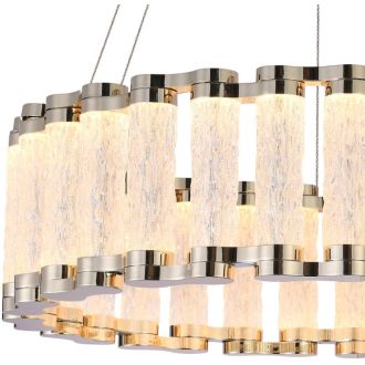 Подвесная люстра Stilfort Gallery Ice 4049/03/06P, LED 120 Вт, золотой/прозрачный