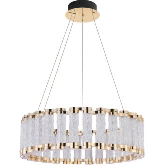 Подвесная люстра Stilfort Gallery Ice 4049/03/06P, LED 120 Вт, золотой/прозрачный