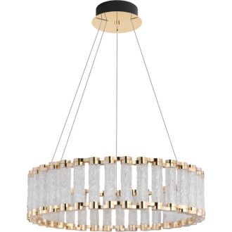 Подвесная люстра Stilfort Gallery Ice 4049/03/08P, LED 160 Вт, золотой/прозрачный