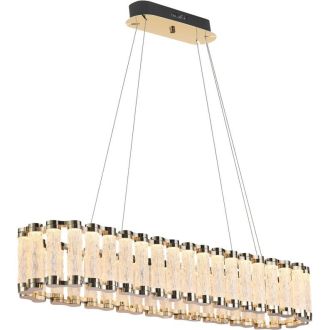 Подвесная люстра Stilfort Gallery Ice 4049/03/12PL, LED 160 Вт, золотой/прозрачный