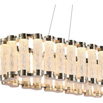 Подвесная люстра Stilfort Gallery Ice 4049/03/12PL, LED 160 Вт, золотой/прозрачный