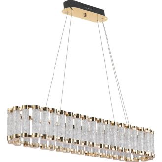 Подвесная люстра Stilfort Gallery Ice 4049/03/12PL, LED 160 Вт, золотой/прозрачный