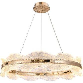 Подвесная люстра Stilfort Storm 4050/03/08P, LED 90 Вт, золотой/прозрачный