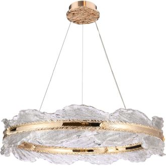 Подвесная люстра Stilfort Storm 4050/03/08P, LED 90 Вт, золотой/прозрачный