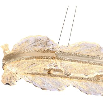 Подвесная люстра Stilfort Storm 4050/03/12PL, LED 90 Вт, золотой/прозрачный
