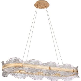 Подвесная люстра Stilfort Storm 4050/03/12PL, LED 90 Вт, золотой/прозрачный