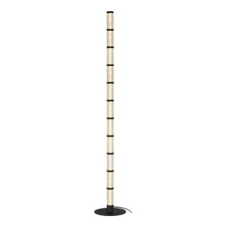 Торшер Stilfort Columnia 4051/02/01F, LED 41 Вт, черный/прозрачный