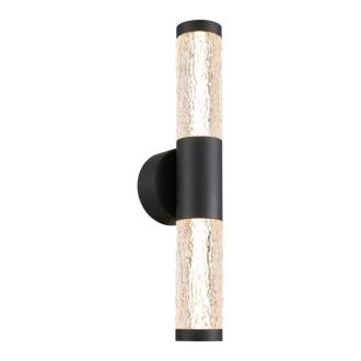 Бра Stilfort Columnia 4051/02/02W, LED 12 Вт, черный/прозрачный